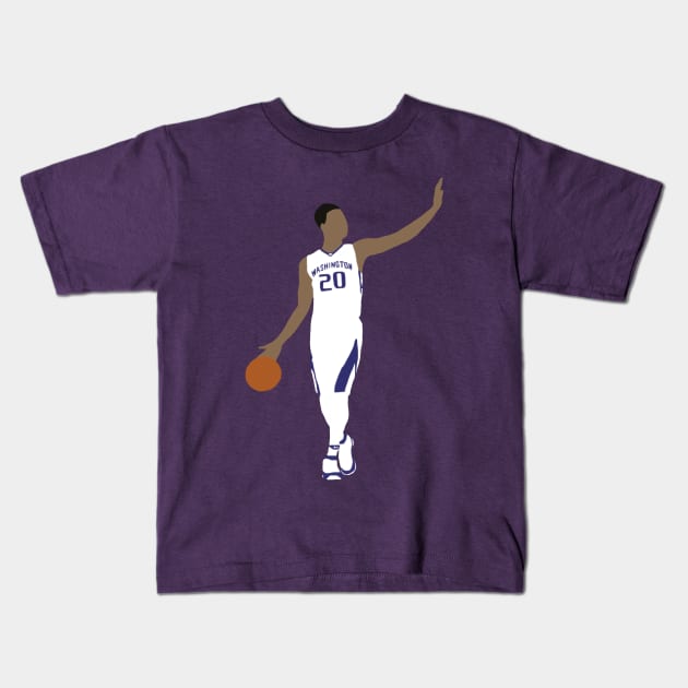 Markelle Fultz Washington Kids T-Shirt by xRatTrapTeesx